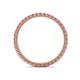 4 - Ellen 1.70 mm Pink Tourmaline Eternity Band 