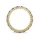 5 - Tiffany 2.00 mm Iolite and Diamond Eternity Band 