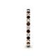 5 - Tiffany 2.00 mm Red Garnet and Diamond Eternity Band 