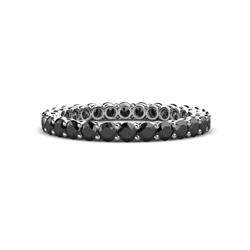 Tiffany Black Diamond Eternity Band Black Diamond Womens Eternity Ring Stackable ctw K White Gold