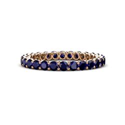 Tiffany Blue Sapphire Eternity Band Blue Sapphire Gallery Shared Prong Womens Eternity Ring Stackable ctw K Rose Gold
