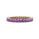 1 - Tiffany 2.40 mm Amethyst Eternity Band 