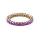 2 - Tiffany 2.40 mm Amethyst Eternity Band 