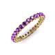 3 - Tiffany 2.40 mm Amethyst Eternity Band 