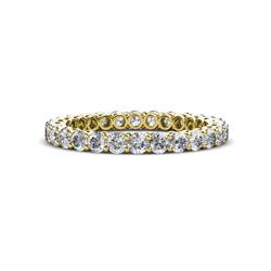 Tiffany Diamond Eternity Band Diamond Gallery Shared Prong Womens Eternity Ring Stackable ctw K Yellow Gold