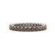 1 - Tiffany 2.40 mm Smoky Quartz Eternity Band 