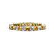 1 - Tiffany 2.40 mm Citrine and Diamond Eternity Band 