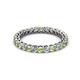 2 - Tiffany 2.40 mm Peridot and Diamond Eternity Band 