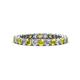 1 - Tiffany 2.40 mm Yellow and White Diamond Eternity Band 