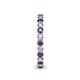 5 - Tiffany 2.40 mm Iolite and Diamond Eternity Band 