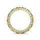 4 - Tiffany 2.40 mm Green Garnet and Diamond Eternity Band 