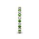 5 - Tiffany 2.40 mm Green Garnet and Diamond Eternity Band 