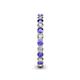 5 - Tiffany 2.40 mm Tanzanite and Diamond Eternity Band 