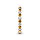 5 - Tiffany 2.40 mm Citrine and Diamond Eternity Band 