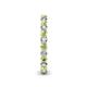 5 - Tiffany 2.40 mm Peridot and Diamond Eternity Band 