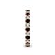 5 - Tiffany 2.40 mm Red Garnet and Diamond Eternity Band 