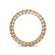 4 - Tiffany 2.40 mm Yellow and White Diamond Eternity Band 