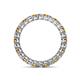 4 - Tiffany 2.40 mm Citrine and Diamond Eternity Band 