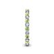 5 - Tiffany 2.40 mm Peridot and Diamond Eternity Band 