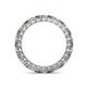 4 - Tiffany 2.40 mm Smoky Quartz and Diamond Eternity Band 