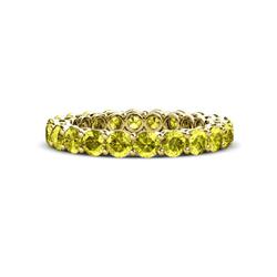 Tiffany Yellow Diamond Eternity Band Yellow Diamond Shared Prong Eternity Band with Side Gallery Work Carat tw Carat tw in K Yellow Gold
