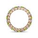 4 - Tiffany 3.00 mm Peridot and Diamond Eternity Band 