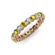 3 - Tiffany 3.00 mm Yellow and White Diamond Eternity Band 