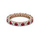 2 - Ellen 2.70 mm Ruby and Diamond Eternity Band 