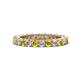 1 - Ellen 2.70 mm Yellow and White Diamond Eternity Band 