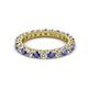 2 - Ellen 2.70 mm Tanzanite and Diamond Eternity Band 