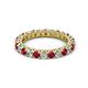 2 - Ellen 2.70 mm Ruby and Diamond Eternity Band 