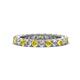 1 - Ellen 2.70 mm Yellow Sapphire and Diamond Eternity Band 