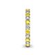 5 - Ellen 2.70 mm Yellow Sapphire and Diamond Eternity Band 