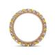 4 - Ellen 2.70 mm Yellow Sapphire and Diamond Eternity Band 