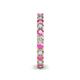 5 - Ellen 2.70 mm Pink Sapphire and Diamond Eternity Band 