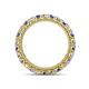 4 - Ellen 2.70 mm Tanzanite and Diamond Eternity Band 