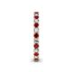 5 - Ellen 2.40 mm Ruby and Diamond Eternity Band 