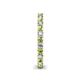 5 - Ellen 2.40 mm Peridot and Diamond Eternity Band 