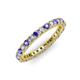 3 - Ellen 2.40 mm Tanzanite and Diamond Eternity Band 