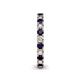 5 - Ellen 2.70 mm Blue Sapphire and Diamond Eternity Band 