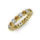 3 - Tiffany 3.40 mm Citrine and Diamond Eternity Band 