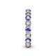 5 - Tiffany 3.40 mm Tanzanite and Diamond Eternity Band 