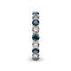 5 - Tiffany 3.40 mm Blue and White Diamond Eternity Band 