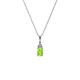 1 - Clarice Peridot and Diamond Pendant 