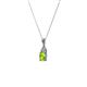 2 - Clarice Peridot and Diamond Pendant 
