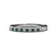 1 - Janice 1.70 mm Diamond and Lab Created Alexandrite 13 Stone Wedding Band 