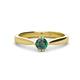 1 - Isla 5.00 mm Round  Lab Created Alexandrite Solitaire Engagement Ring  