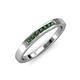 4 - Kathiryn 2.00 mm Lab Created Alexandrite 7 Stone Wedding Band 