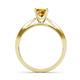 5 - Sian Citrine and Diamond Bridal Set Ring 