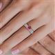7 - Sezen Ruby and Diamond Bridal Set Ring 